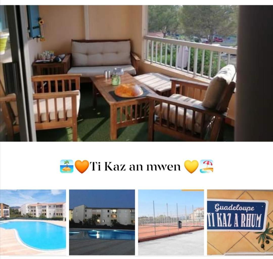 Appartement Au Lagon Bleu A Frejus, Garage, Tennis & Piscine 1200 M2 Exteriér fotografie